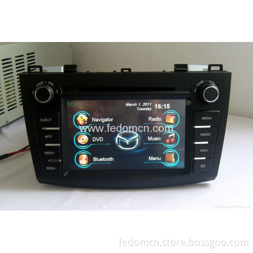 7 Inch Car DVD Player (C7028M3) for Mazda 3 with Auto DVD GPS Bluetooth Navigation